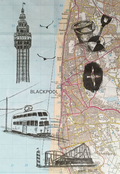 Alan Firth map drawings 